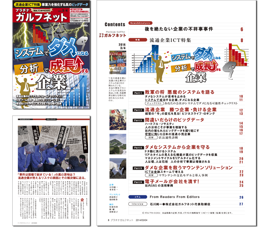 オリジナル雑誌「プラチナガルフネット」