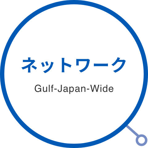 ネットワーク Gulf-Japan-Wideへのリンク