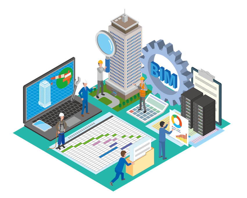 ビルメンテ業の課題_業務場所によって働き方が異なるイメージ